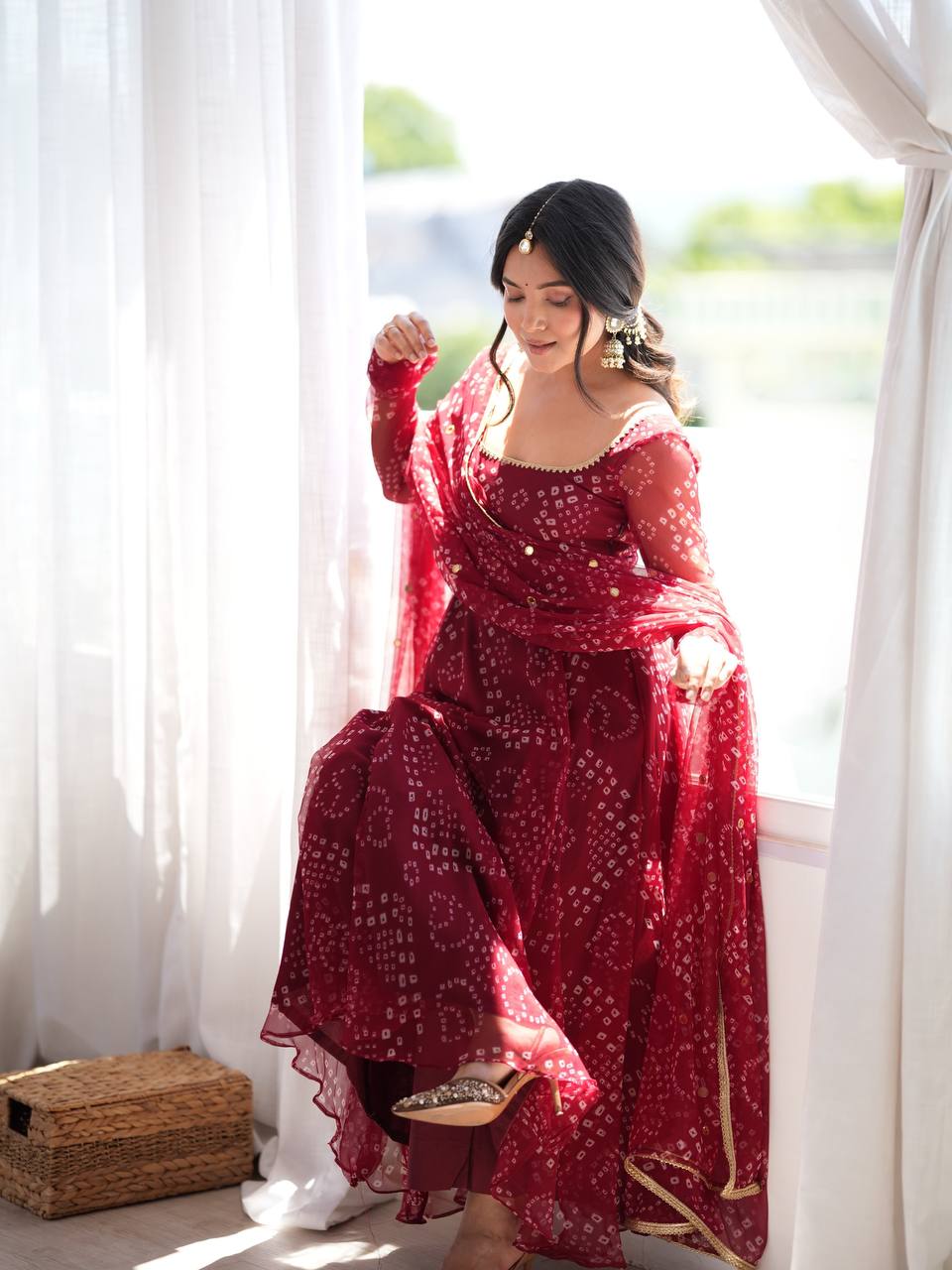 VASTIKA Presenting New Designer Collection In Faux Georgette With Dupatta Set Fully Stitched Ready To Wear