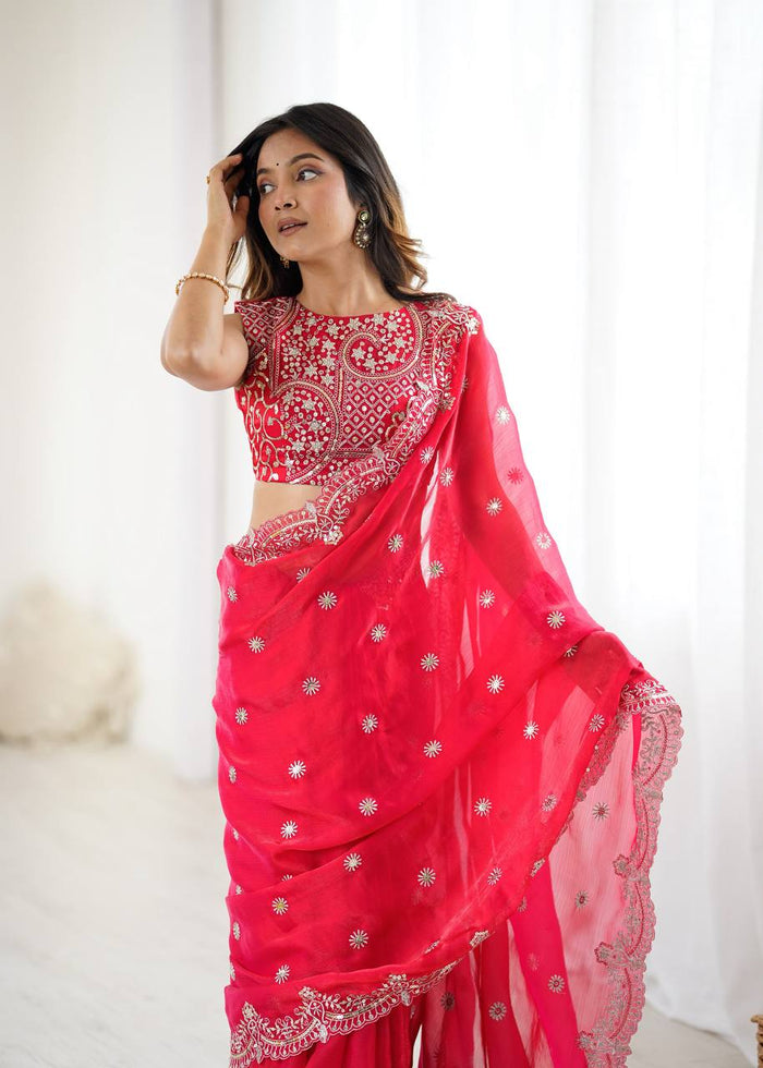 Vastika Designer Fendy Chiffon Saree