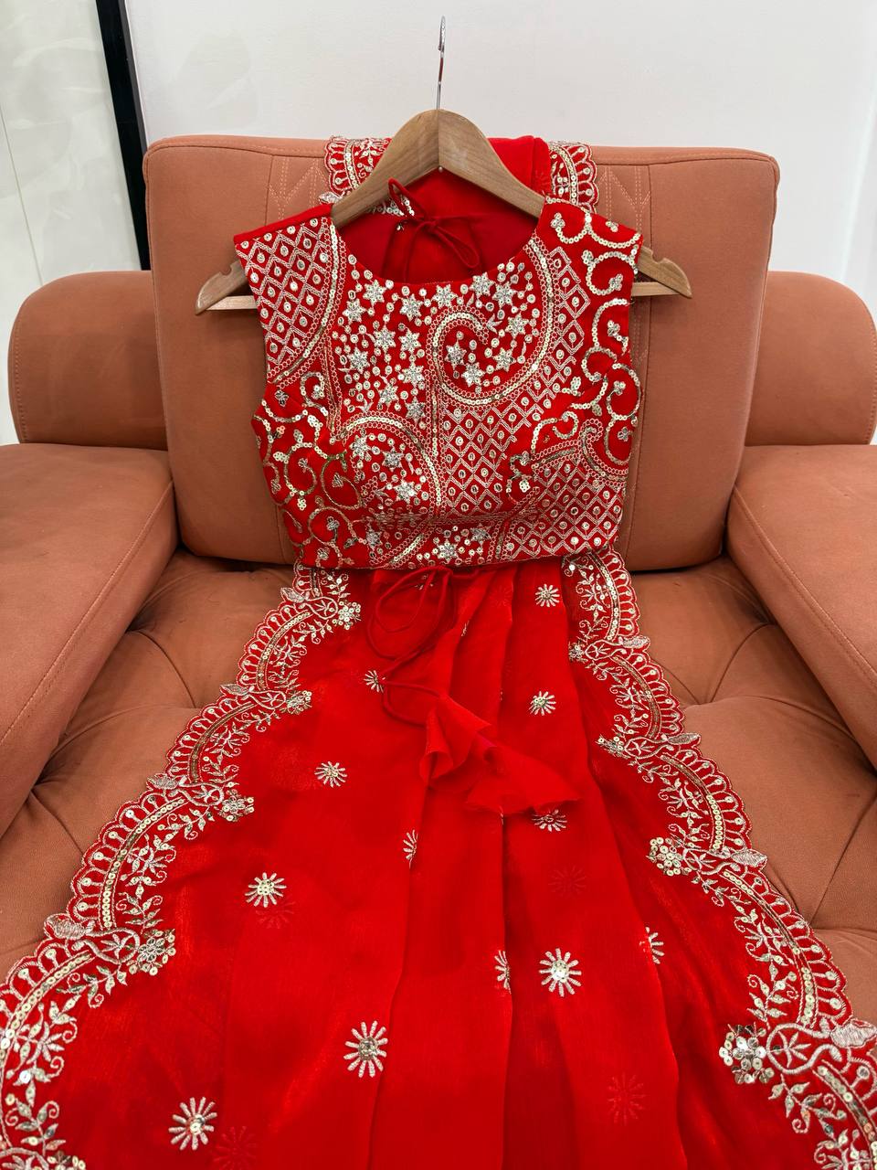 Vastika Designer Fendy Chiffon Saree